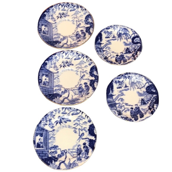 Mikado Royal Crown Derby bone china plates - Picture 1 of 12